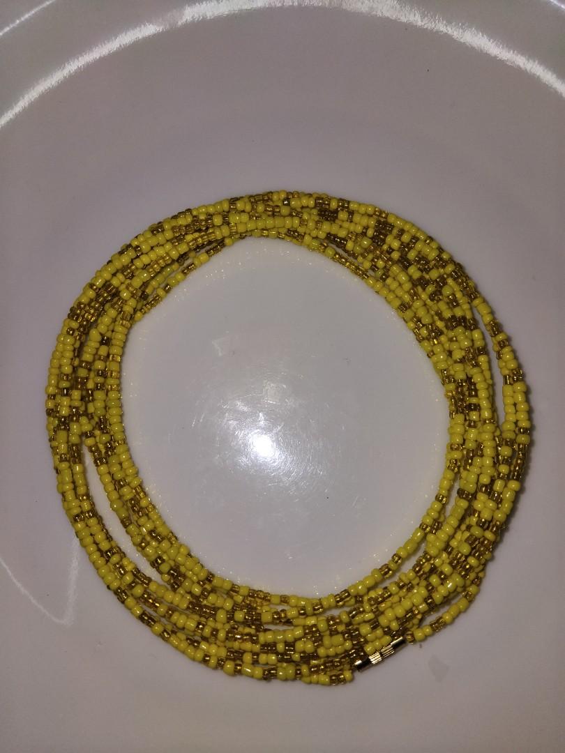 "Bohemian Triple Layered Waist Bead Chain, Handmade Colorful Beaded Belly Jewelry for Women & Girls, Fashion Waist Accessories, Creative Body Chain for Bikini, Summer & Beach Style"