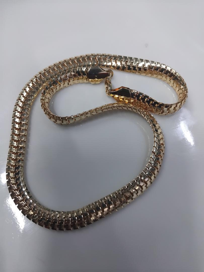 "Hypoallergenic Stainless Steel Snake Necklace for Men & Women, Elegant Fashion Casual Chain, Silver & Gold, Thick Design, Stylish Unisex Jewelry for Daily Wear, Trendy & Comfortable"