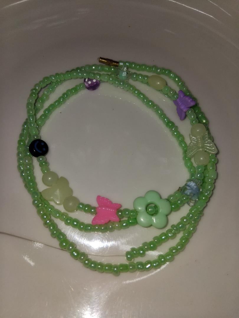 "Glow in the Dark Waistbeads - Magical Belly Chains, Fashion Jewelry for Women & Girls, Beaded Waist Chains, Stylish Women’s Fashion Accessories"