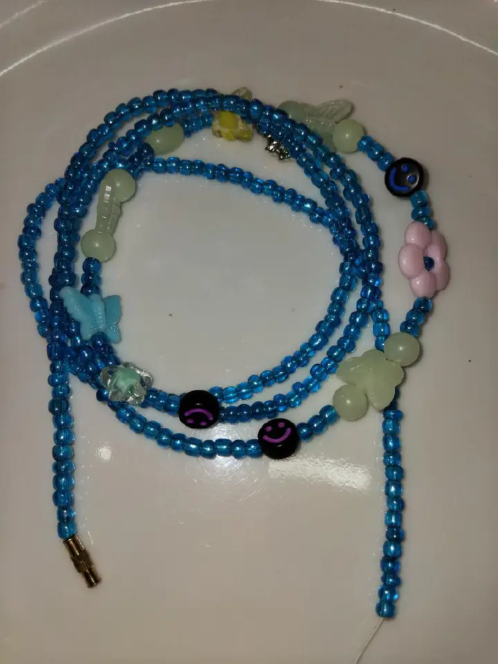 "Glow in the Dark Waistbeads - Magical Belly Chains, Fashion Jewelry for Women & Girls, Beaded Waist Chains, Stylish Women’s Fashion Accessories"