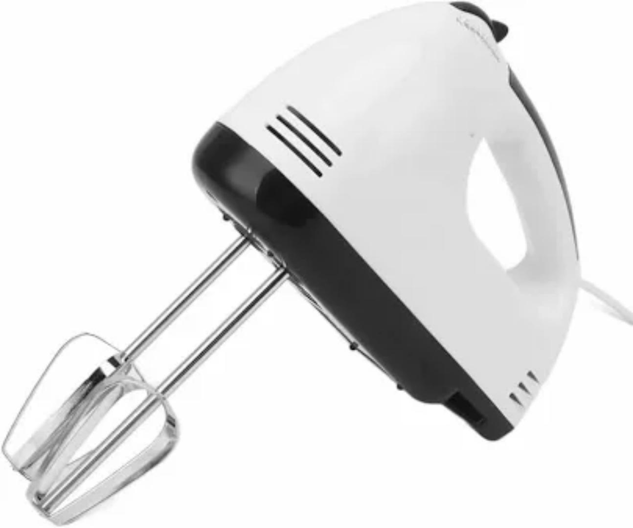 Electromate 260W Ergonomic Hand Mixer with 7-Speed Fingertip Control – Perfect for Beating, Mixing & Frothing – Lightweight, Powerful Kitchen Appliance for Everyday Use