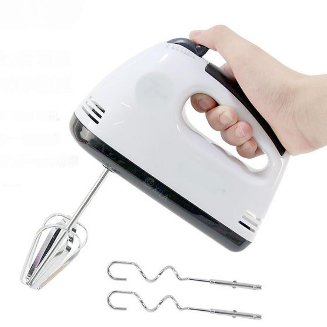Electromate 260W Ergonomic Hand Mixer with 7-Speed Fingertip Control – Perfect for Beating, Mixing & Frothing – Lightweight, Powerful Kitchen Appliance for Everyday Use