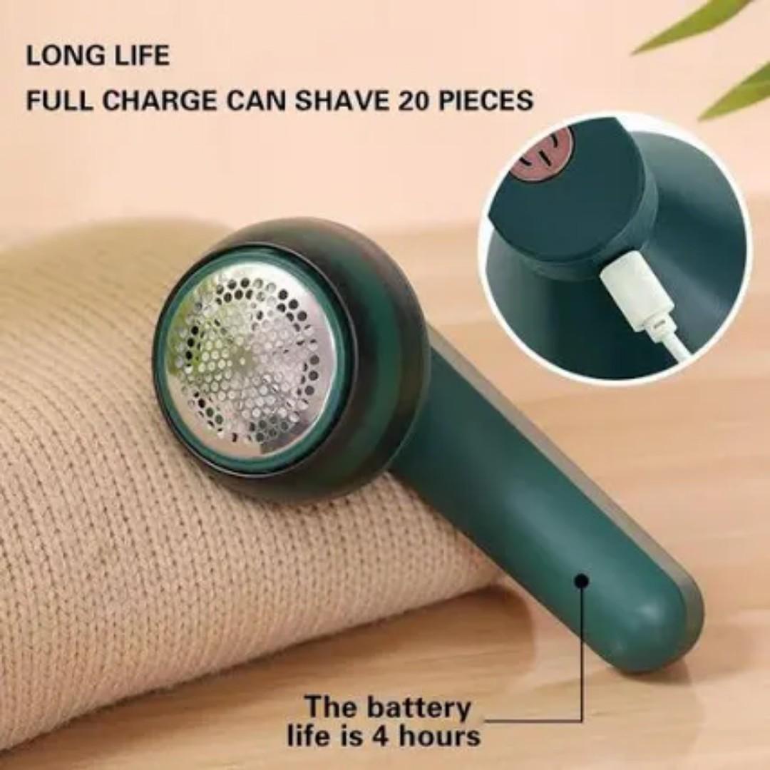 Electric Lint Remover Fabric Shaver – Powerful Inner Blade Rotation, Sharp Blades, Easy-to-Use & Portable Design for Clothes, Sweaters, Furniture & More – Compact and Travel-Friendly Tool