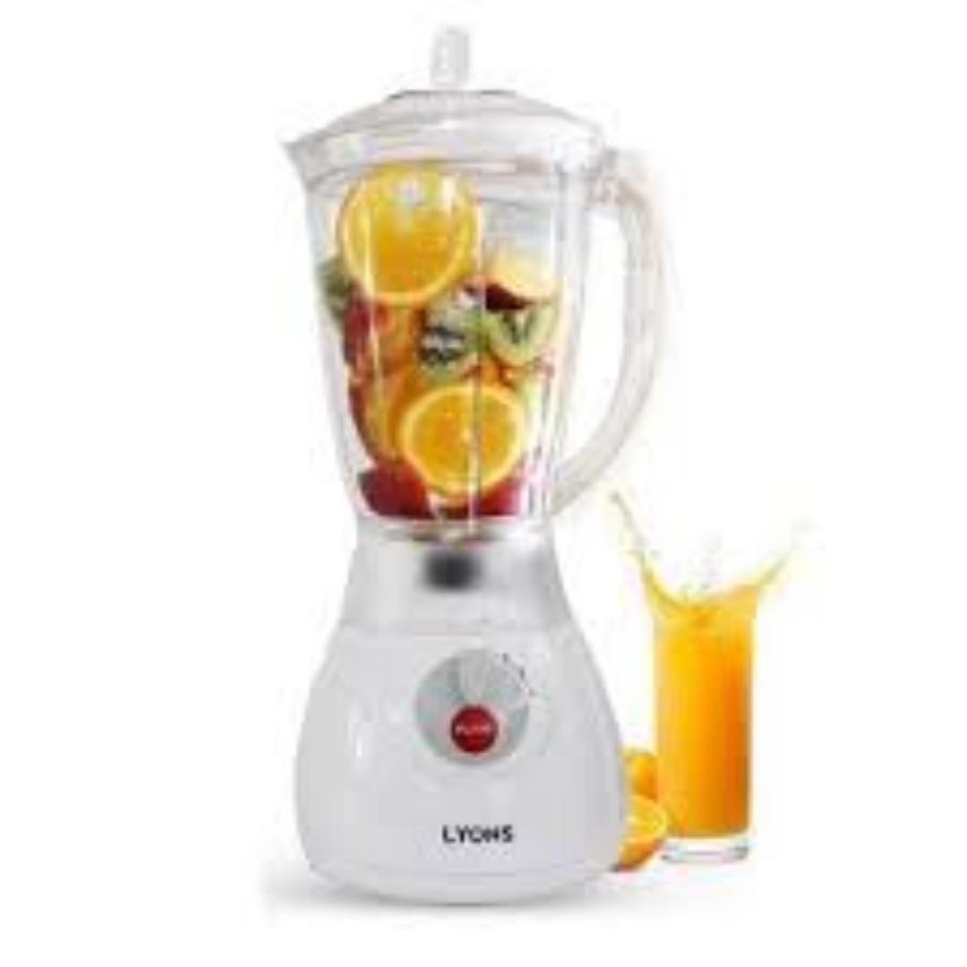 NEW IN!! Lyons FY-Y44 1.5L High-Performance 2-in-1 Blender with Grinder – Powerful Motor, Stainless Steel Blades, Ice Crushing, Smoothie Maker, Nut & Spice Grinder – Ideal for Every Kitchen!