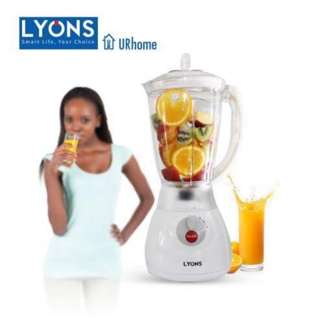 NEW IN!! Lyons FY-Y44 1.5L High-Performance 2-in-1 Blender with Grinder – Powerful Motor, Stainless Steel Blades, Ice Crushing, Smoothie Maker, Nut & Spice Grinder – Ideal for Every Kitchen!