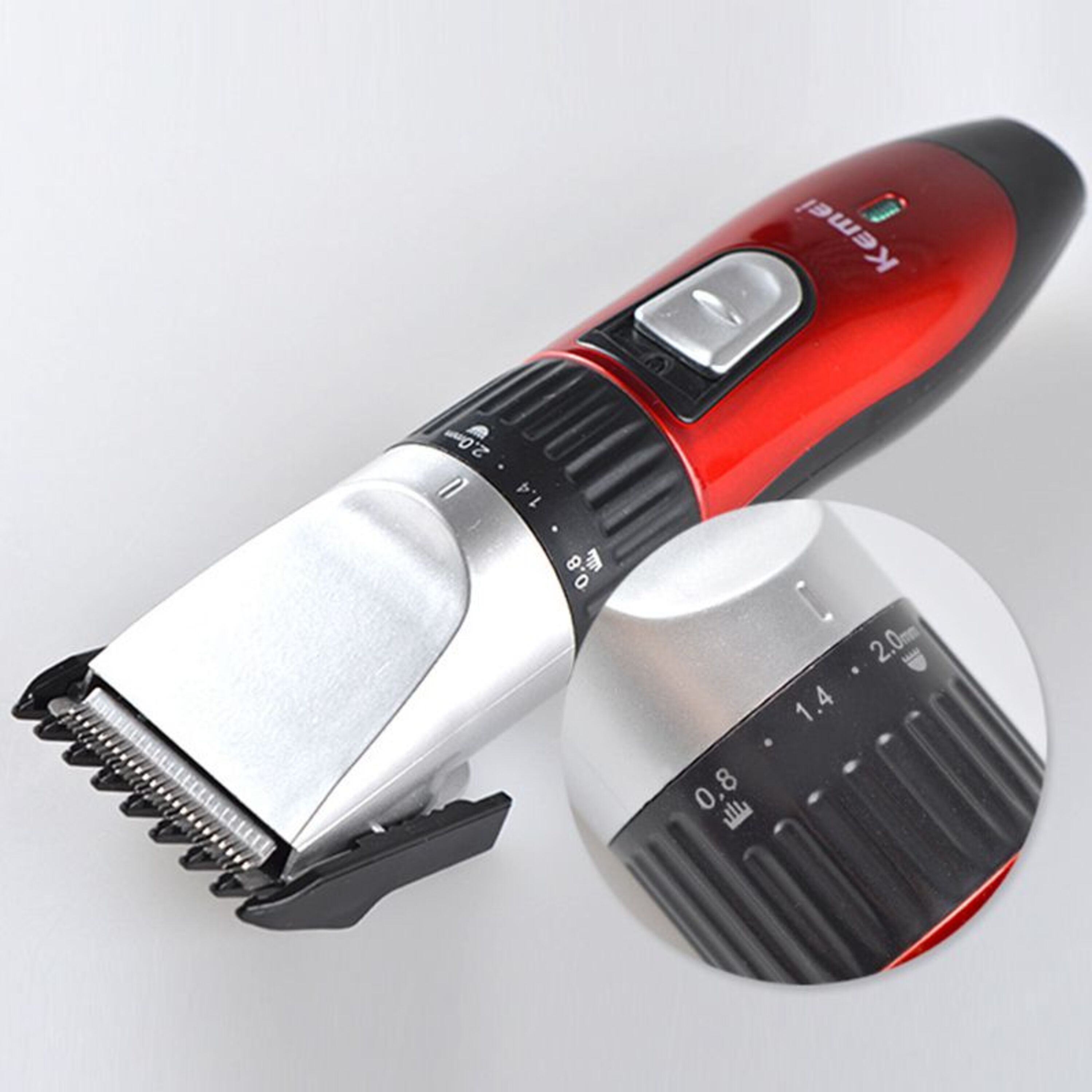 KEMEI KM-730 rechargeable Professional Hair Clipper adult Stainless Razor Hair Trimmer Hair Cutting machine