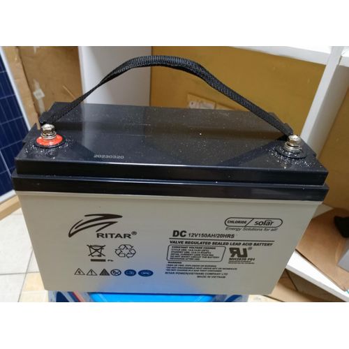 Ritar 150AH Solar Battery Non Maintenance Solar Battery
