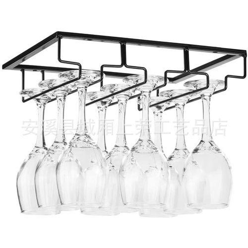 ❗️NEW OFFER 🧚‍♀️❗️Metallic Heavy Duty Wine Glass Holder.High-quality material]: 100% brand new and high-quality, the wine glass holder is made of durable thickened carbon steel, which has a strong lo