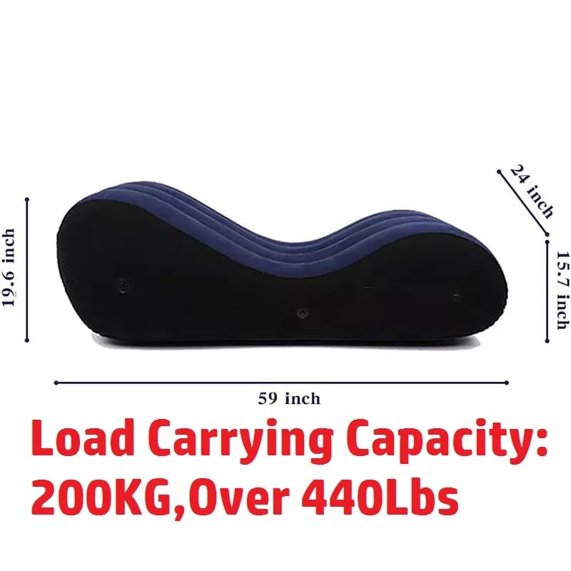 *Inflatable love bed*✨️📌Multi functional Inflatable Couch: Whether it is indoors or outdoors, whether it is reading or sleeping or relaxing with a massage, the air couch is your idea choice.
Ergonomi