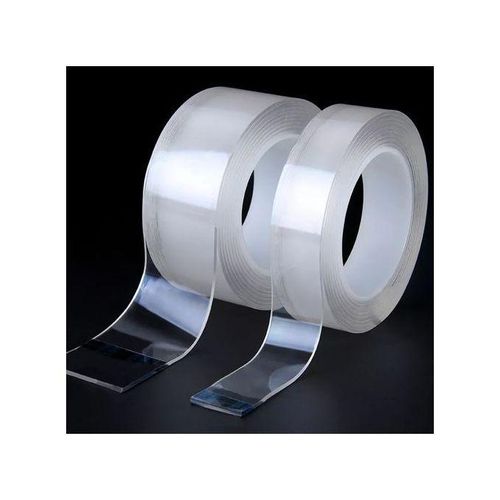 EXPERIENCE QUALITY WITH 3 M Extra Strong Double Sided Tape Heavy Duty Removable Clear Sticky Adhesive Nano Tape Tough Washable Waterproof Mounting Tape for Hanging Picture, Poster, Carpet, Photo Deco