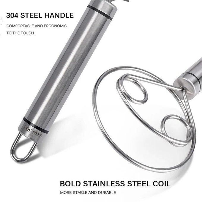 Stainless Steel Dough Whisk Egg Mixer Hand Mixer