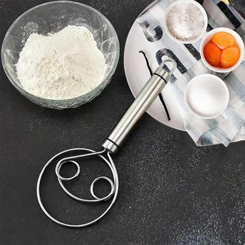 Stainless Steel Dough Whisk Egg Mixer Hand Mixer