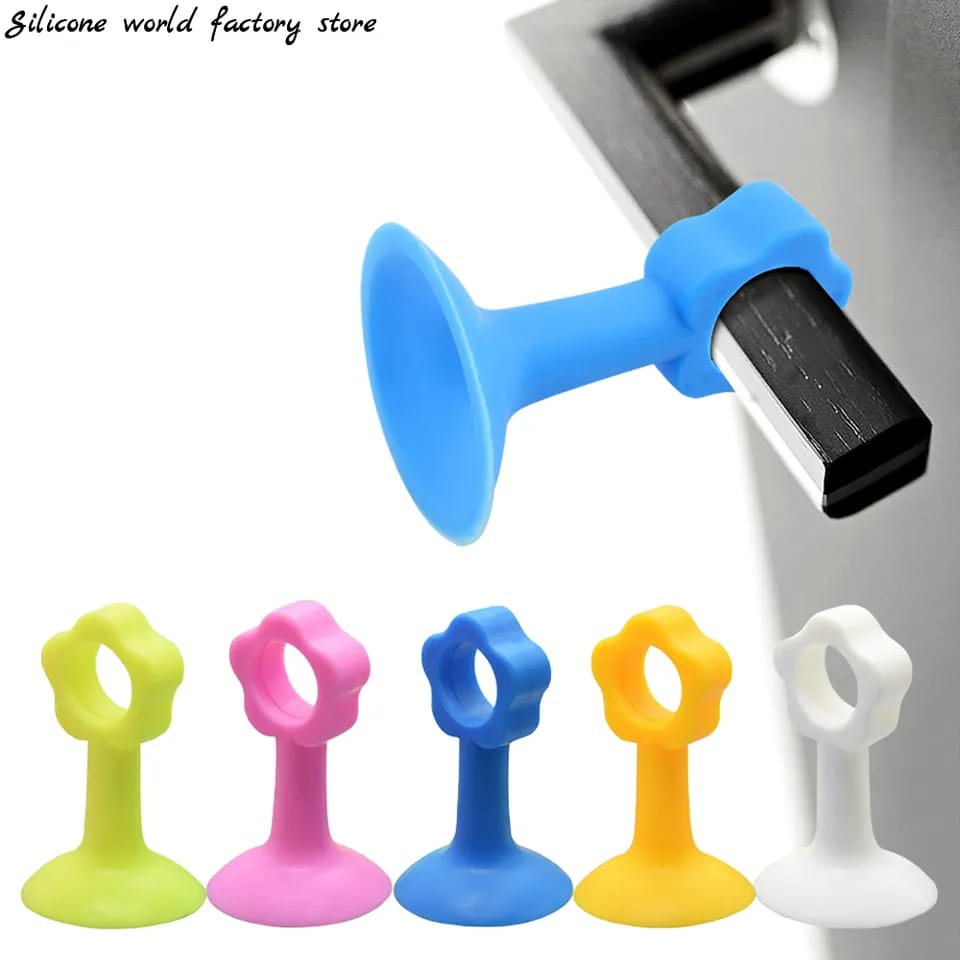 5 pcs Silicone Protector, Door Handle, Anti-collision
