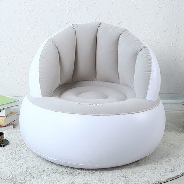 Comfortable Chair Pouf with Backrest Kids inflatable chair