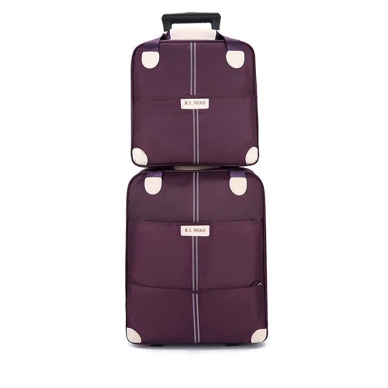 2 In 1 Trolley Bag Travel Suitcase Bag