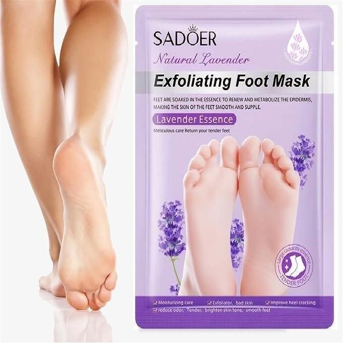 Original Foot Peeling & Exfoliating Foot Mask for Baby Soft Feet Hydrates Feet Peeling Mask Removes Dry Dead Skin,Cracked Heels &Calluses Natural Exfoliator