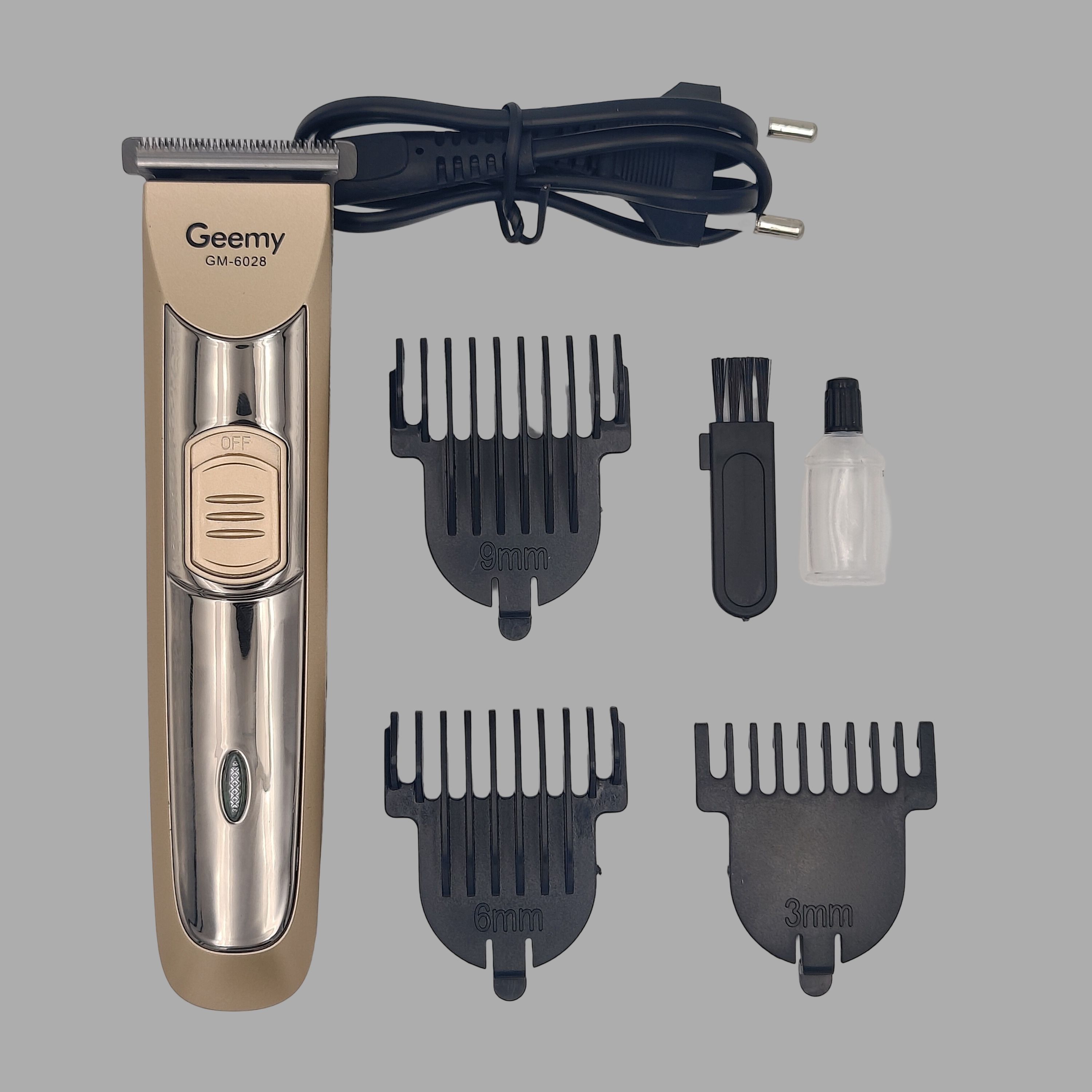 GM-6028 Electric hair trimmer beard trimer for men stubble trimmer precision cutter hair cutting machine haircut 220-240v