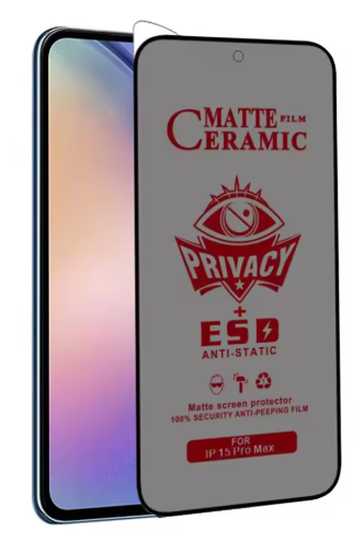 Samsung Galaxy A15 Ceramic Privacy Screen Protector