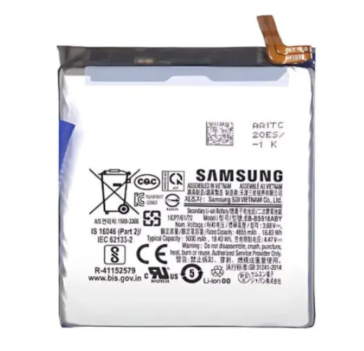 Samsung Galaxy S23 Ultra Original Replacement Battery – Genuine EB-BS918ABY Li-ion Battery for SM-S918B / S918U with Fast Charging & High Power Retention