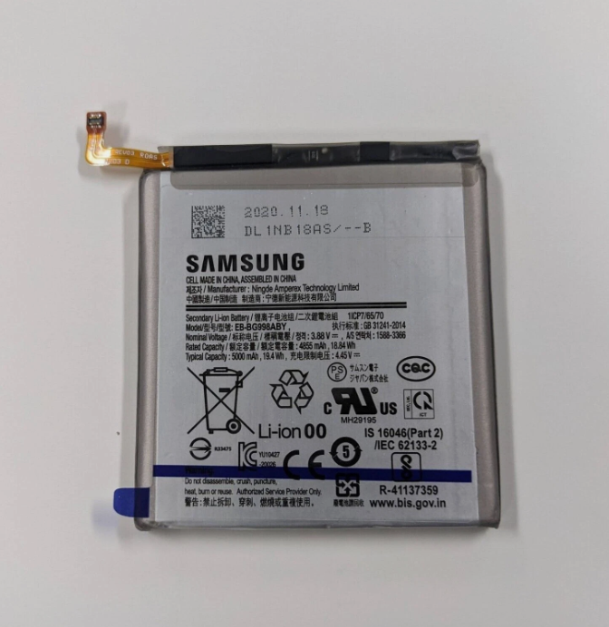 Samsung Galaxy S21 Ultra Original Replacement Battery – Genuine EB-BG998ABY Li-ion Battery for SM-G998B / G998U with Fast Charging Support and Safe Power Management