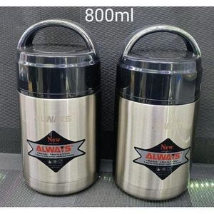Always 800ml Double Wall Vacuum Insulated Food Flask – Hot & Cold Food Jar