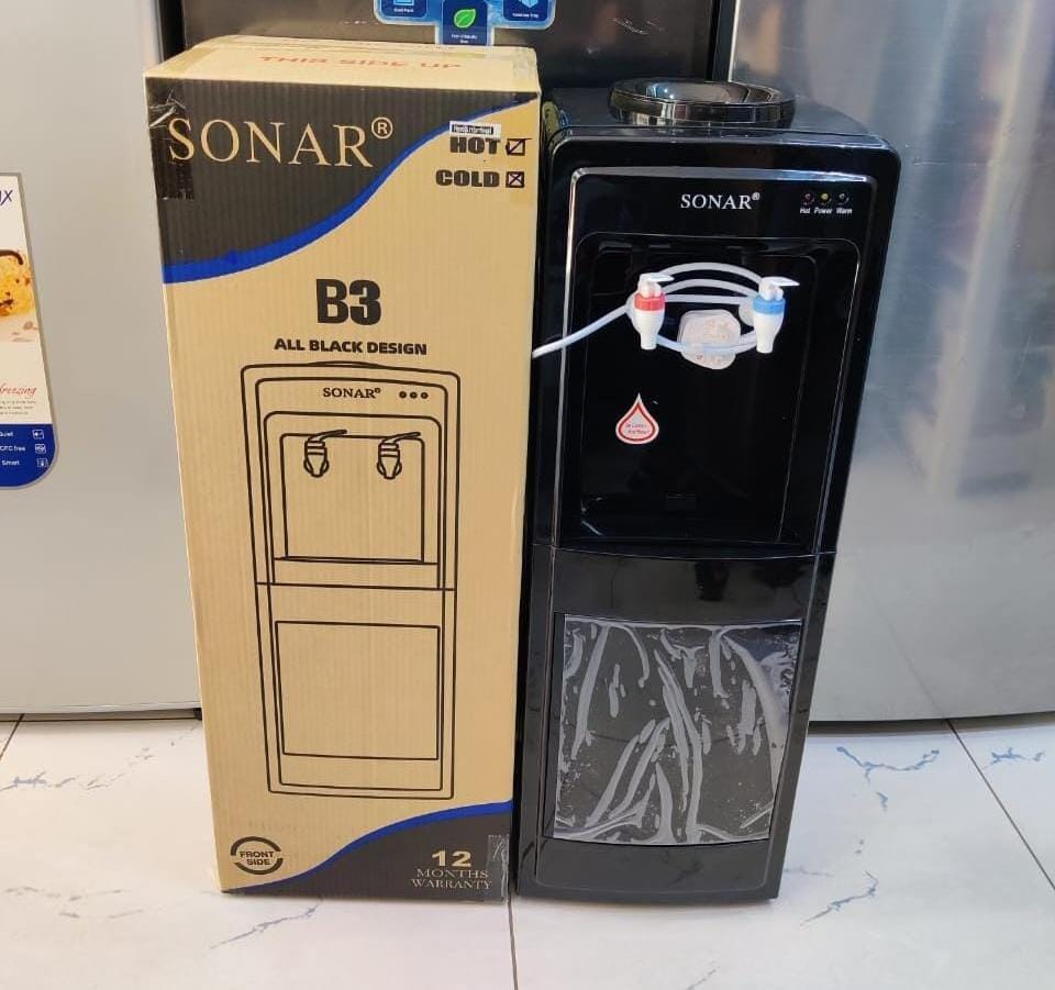 Sonar B3 Hot and Normal Water Dispenser – Durable Dual Tap Home & Office Appliance