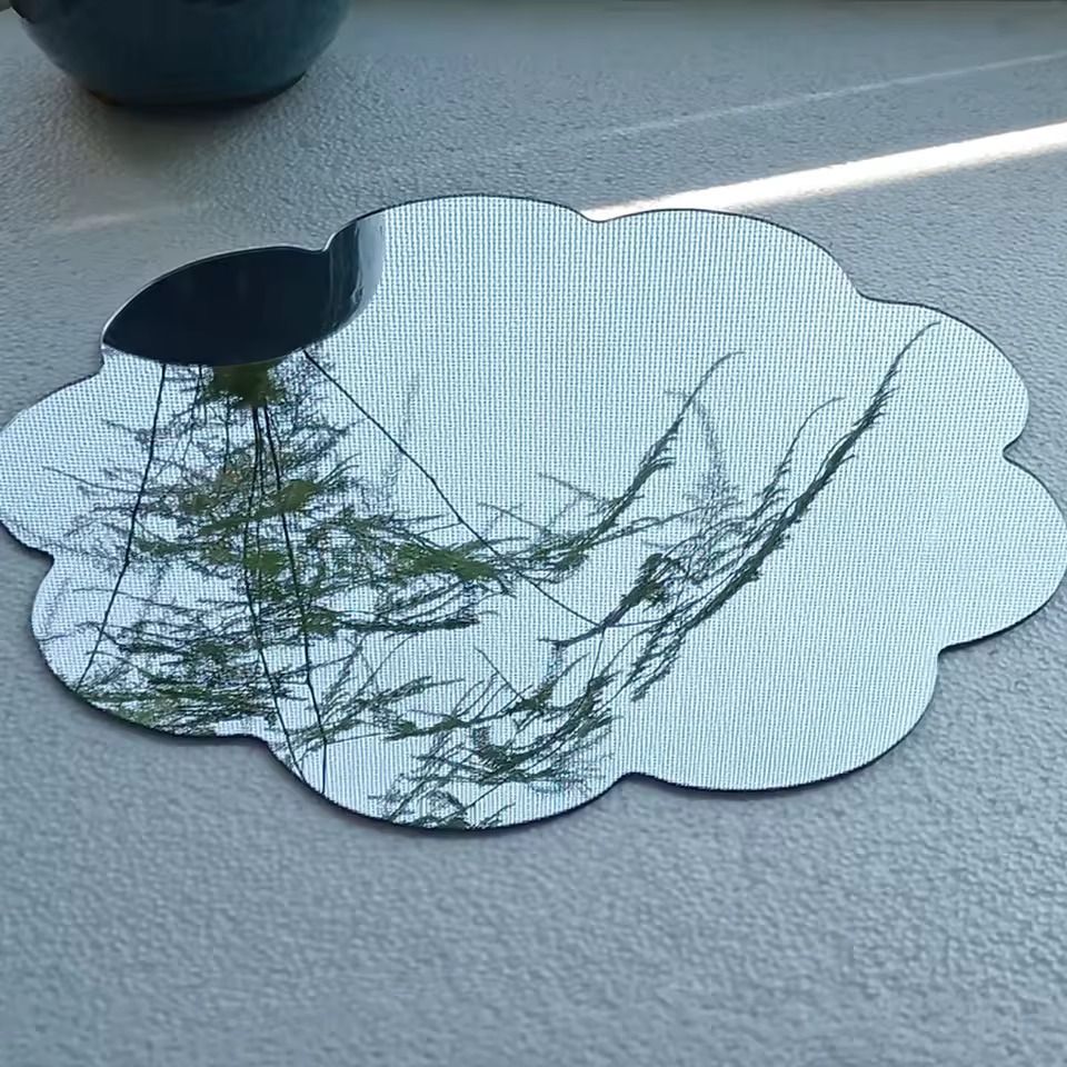 Peel and stick unbreakable wall mirror full length 40x150cm.