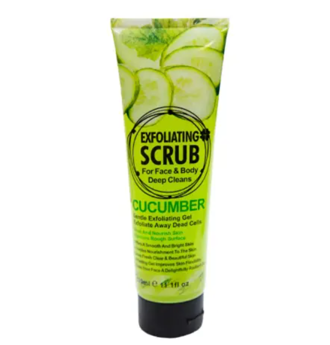Exfoliating cream Gentle Exfoliating Gel Scrub for Face and Body wash 320ml Honey Strawberry lemon coffee Rice snail olive coconut aloe vera cucumber Exfoliating Deep Cleaning Face & Body