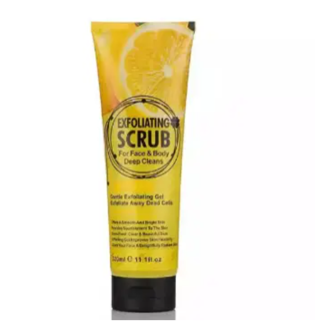 Exfoliating cream Gentle Exfoliating Gel Scrub for Face and Body wash 320ml Honey Strawberry lemon coffee Rice snail olive coconut aloe vera cucumber Exfoliating Deep Cleaning Face & Body