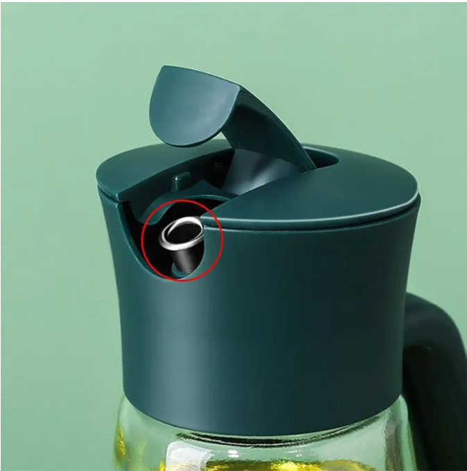 630ml Autoflip Kitchen Oil Jar Bottle.