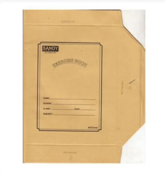 Brown ready made exercise book covers A5( 5 and 12 pieces)