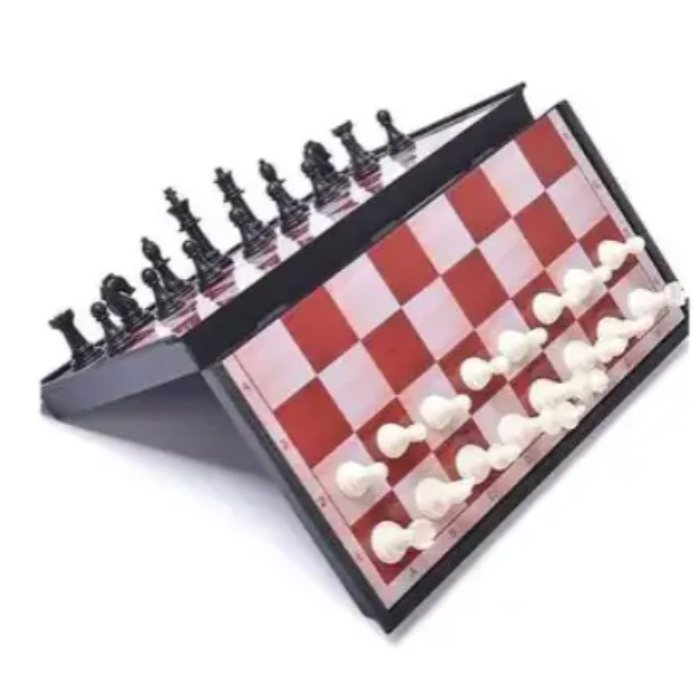 Chess Brains Magnetic Chess Set with Folding Chess Board Educational Toys for Kids and Adults Board Game