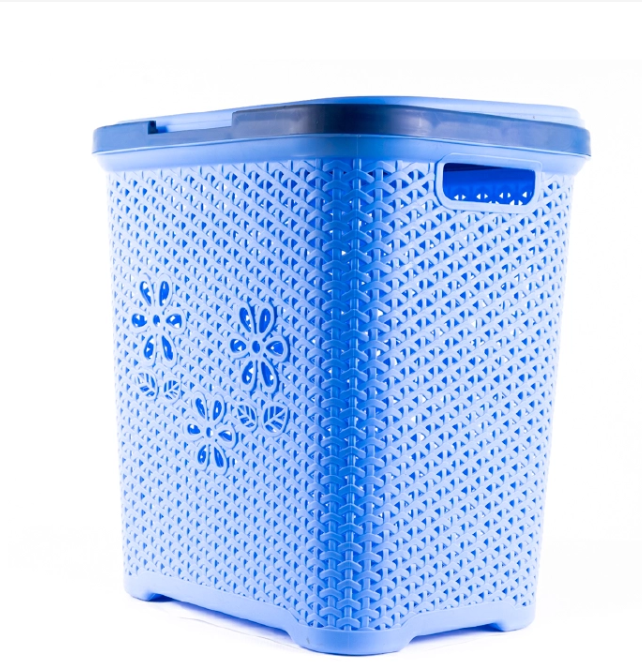 Generic Plastic Laundry Basket With A Lid
