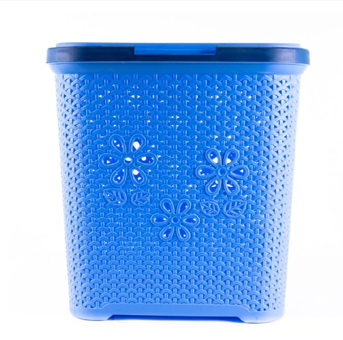 Generic Plastic Laundry Basket With A Lid