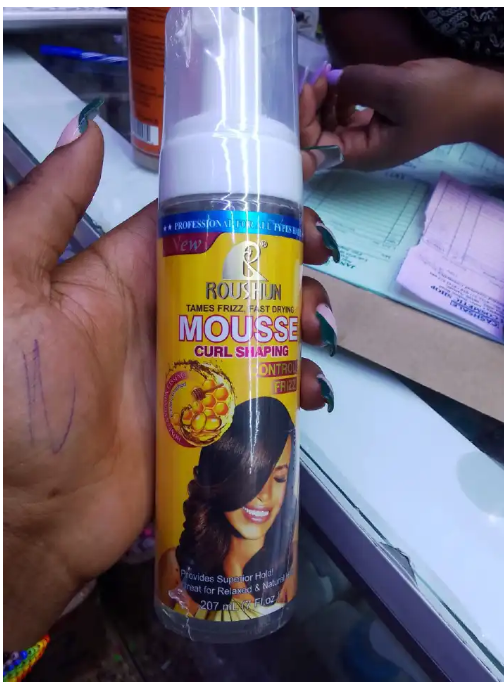 ROUSHUN Mousse Curl Shaping Control Frizz Foam Wrap Set Mousse Define Restore Bounce Curls No Frizz Restore Wig Curls - with Vitamin E Honey Protein Enriched