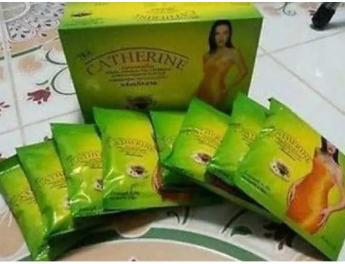 SLIMMING TEA Catherine Tea Chrysanthemum Herbal Weightloss - 32 Bags Green