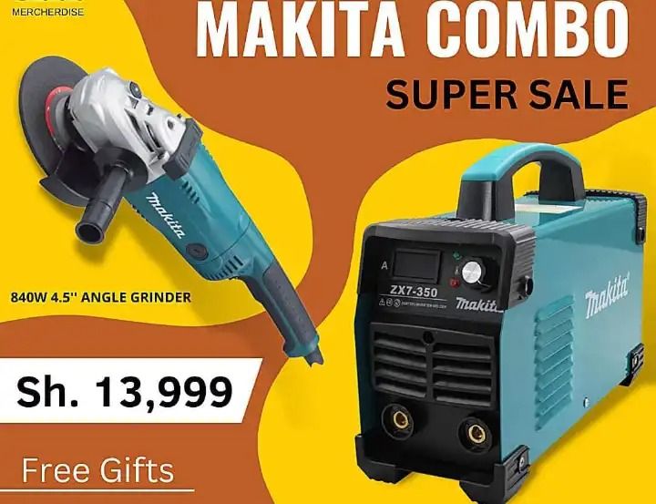 Makita 400A MMA MAKITA WELDING MACHINE / INVERTER (220V)+FREE 4INCH GRINDER