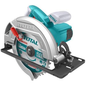 TOTAL 1600W Circular Saw, Heavy Duty Wood Cutting Tool Witha Long Electrical Cord, Powerful Motor, 185mm Blade Diameter,Vacuum Cleaner Adaptor, Aluminium Guard