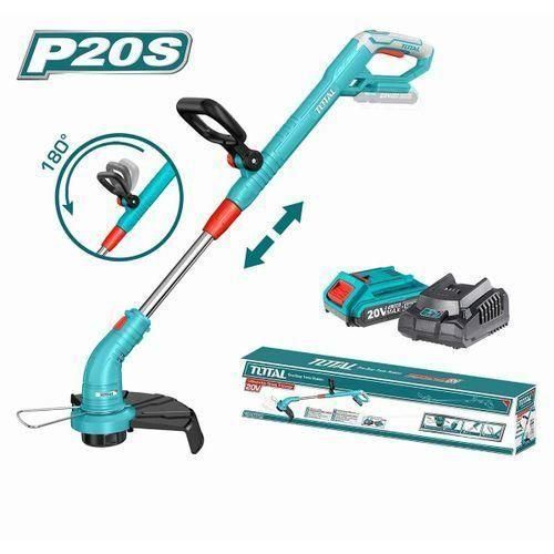 TOTAL GRASS TRIMMER INDUSTRIAL CORDLESS With 2.0Ah Battery+Fast Charger+Safety gogles+Gloves