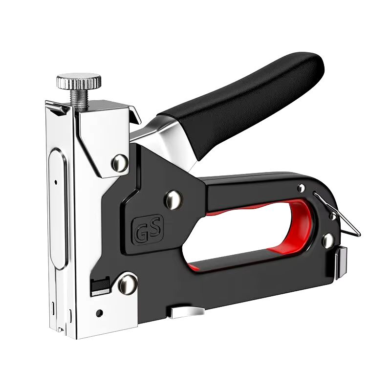 4 In 1 Manual Nail Guns With 3000 Staples, Upholstery Construction Stapler Gun Heavy Duty Staple Gun Stapler Tacker Manual nail Gun Family With Woodworking Photo Frame Advertising Cloth