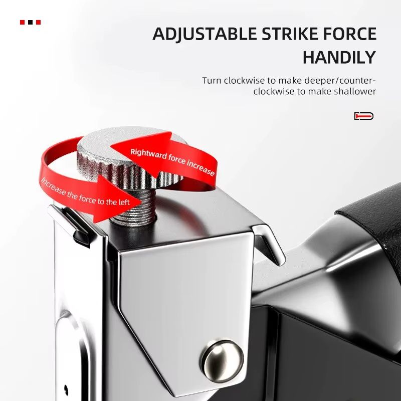 4 In 1 Manual Nail Guns With 3000 Staples, Upholstery Construction Stapler Gun Heavy Duty Staple Gun Stapler Tacker Manual nail Gun Family With Woodworking Photo Frame Advertising Cloth