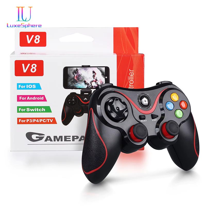 2.4G Bluetooth-Compatible Wireless Game Controller For Android Gamepad Console PC Joystick For PS3/PS4/Switch Controle Accessory