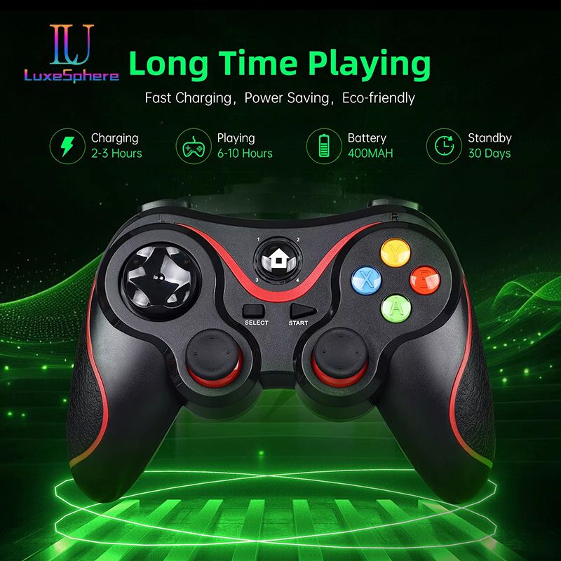 2.4G Bluetooth-Compatible Wireless Game Controller For Android Gamepad Console PC Joystick For PS3/PS4/Switch Controle Accessory