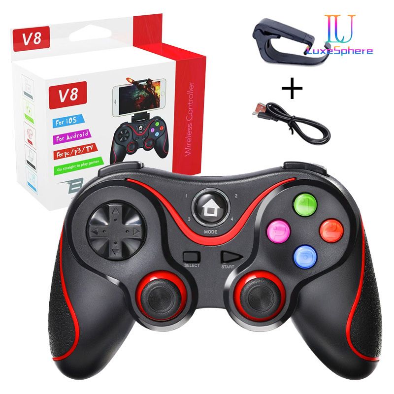 2.4G Bluetooth-Compatible Wireless Game Controller For Android Gamepad Console PC Joystick For PS3/PS4/Switch Controle Accessory