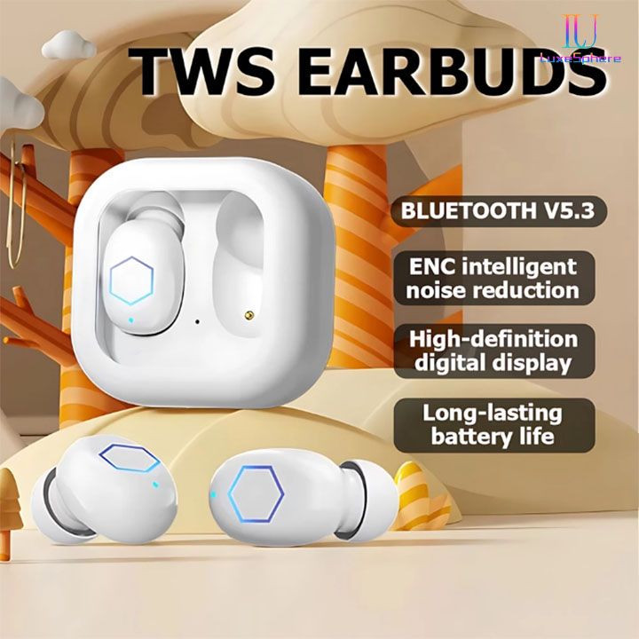 New Arrivals Earpods Bluetooth Earphones TWS Wireless Earphones 5.3 Waterproof Sport Earphones with Microphone Music Headphones In-ear Games Headsets For Phone