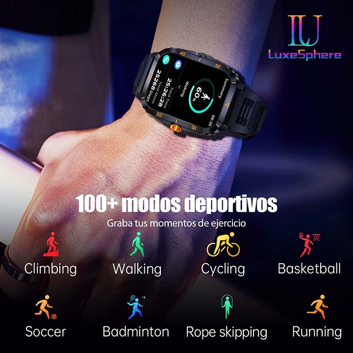 New Arrivals Smart Watch Men Bluetooth Call Wireless Wristwatch 1.96 Screen Smartwatch 100+Sport Waterproof Smartwatch Fitness Bracelet Heart Rate Blood Pressure Monitor Tracker Sports Smartwatch
