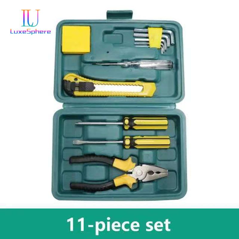 11-in-1 Tool Kit Hardware Repair Hand Tool Set General Repair Automotive Home Renovation Project Screwdriver Power Pen Hexagonal Wrench Art Knife Pliers Tool Kit For Tool Kit Home Repair Motorcycle
