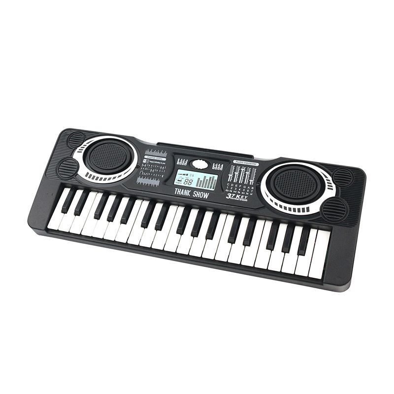 Kids Electronic Piano Enlightenment Keyboard 37 Keys Puzzle Early Education Simulation Electronic Piano LED Display Toy Teaching Musical Instrument Electric Piano Children's Christmas Birthday Gift