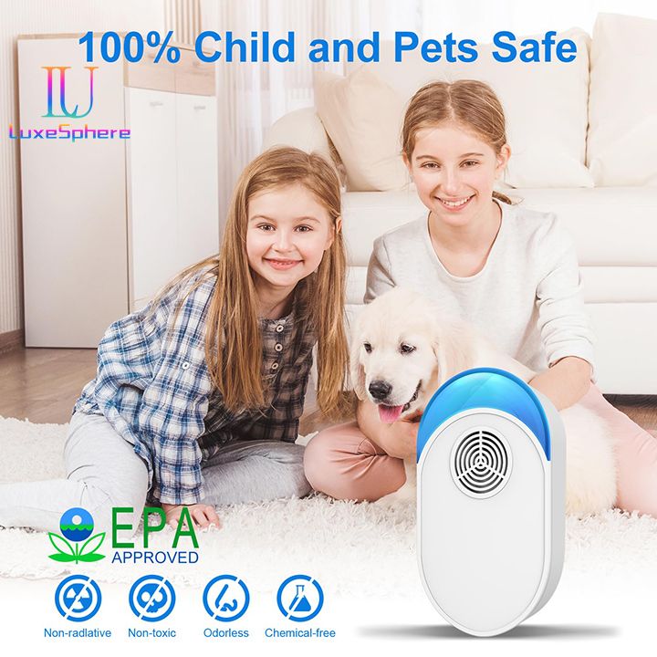 2025 Upgraded Ultrasonic Electronic Mosquito Repellent, Indoor Pest Repeller Control Ultrasonic Repellent for Roach, Rodent, Mouse, Bugs, Ant, Mosquito, Mice, Spider, Household PestInsect Rats Spiders