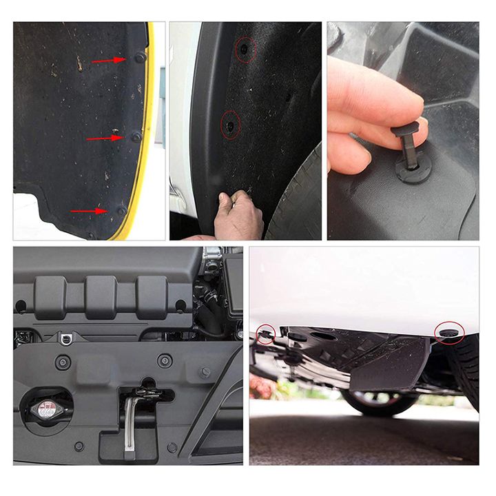 5Fastener Remover 240Pcs Bumper Retainer Clips Car Plastic Rivets Fasteners Push Retainer Kit Most Popular Sizes Auto Push Pin Rivets Set Door Trim Panel Fender Clips for GM Ford Toyota Honda Chrysler